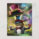 Recherche de chat anthropomorphe cartes postales Surréaliste
