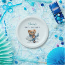 Search for teddy bear baby shower plates Modern trendy
