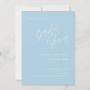 Search for soft blue invitations Simple