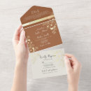 Recherche de burnt orange invitations Moderne élégant