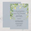 Search for dusty blue and yellow wedding invitations For her