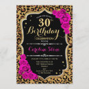 Search for fuschia birthday invitations Adult