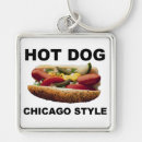 Search for hot dog keychains Mustard