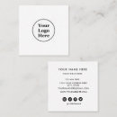 Recherche de votre propre image cartes visite Conception minimaliste élégante