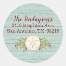 Search for beach christmas return address labels Coastal
