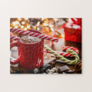 Recherche de maison blanche puzzles Noël