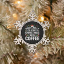 Search for coffee ornaments Santa