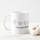 Search for positive thoughts mugs Minimalist