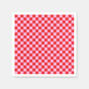 Search for checkerboard napkins For her