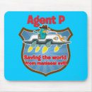 Search for phineas ferb mousepads Agent p