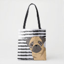 Search for pug tote bags Animal