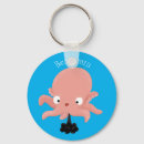 Search for octopus keychains Under the sea