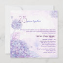 Search for silver wedding anniversary invitations Purple