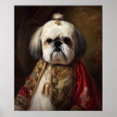 Recherche de shih tzu chien art Drôle