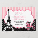 Search for paris sweet 16 invitations Elegant