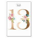 Search for 13 gold table cards Elegant