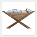 Recherche de jésus mangeoire autocollants Chrétien