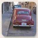 Search for red car coasters Old