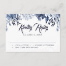 Search for garden wedding rsvp cards Navy blue