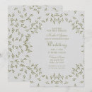 Search for olive leaves invitation wedding invitations Botanical