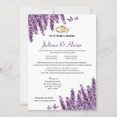 Search for lavender butterfly wedding invitations Watercolor