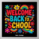 Search for back to school welcome posters Elementary