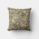 Recherche de symbole paix coussins Hippie