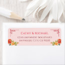 Search for border orange labels Watercolor flowers