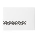 Search for modern chevron return address labels Grey