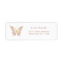Search for butterflys return address labels Elegant