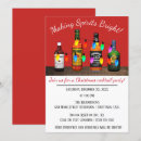 Search for alcohol christmas invitations Red