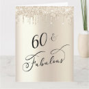 Search for 60 and fabulous cards Gold
