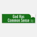 Search for common sense bumper stickers Conservative