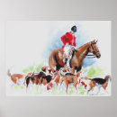 Recherche de chasseuse posters Rouge