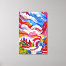 Search for blue and white canvas prints Clouds