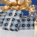 Search for baby blue christmas wrapping paper Snowflake