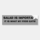 Search for salads bumper stickers Vegan