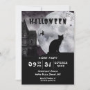 Recherche de chat noir halloween invitations Illustration