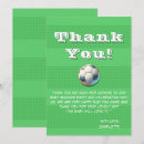 Search for football thank you cards Green