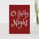 Search for o holy night christmas cards Typography