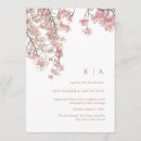 Search for pink cherry blossom wedding invitations Elegant