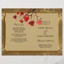 Search for damask wedding programs Gold