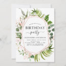 Search for eucalyptus birthday invitations Geometric