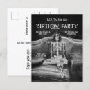 Search for funny vintage halloween postcards Skeleton