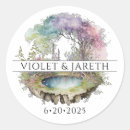 Search for fairytale wedding stickers Enchanted
