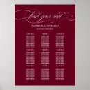Search for burgundy wedding seating charts Modern