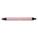 Search for monogram pens Blush pink