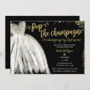 Search for pop the champagne bridal shower invitations Chic