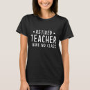 Recherche de professeur retraité tshirts École
