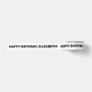 Recherche de joyeux anniversaire rubans Noir et blanc